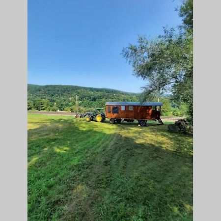 Autarkes Tiny House Mit Rheinblick Rumikon Exterior foto